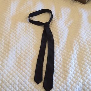 Christian Dior 100% silk black necktie